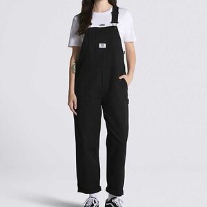 Vans Black Overalls Coveralls Size M Medium